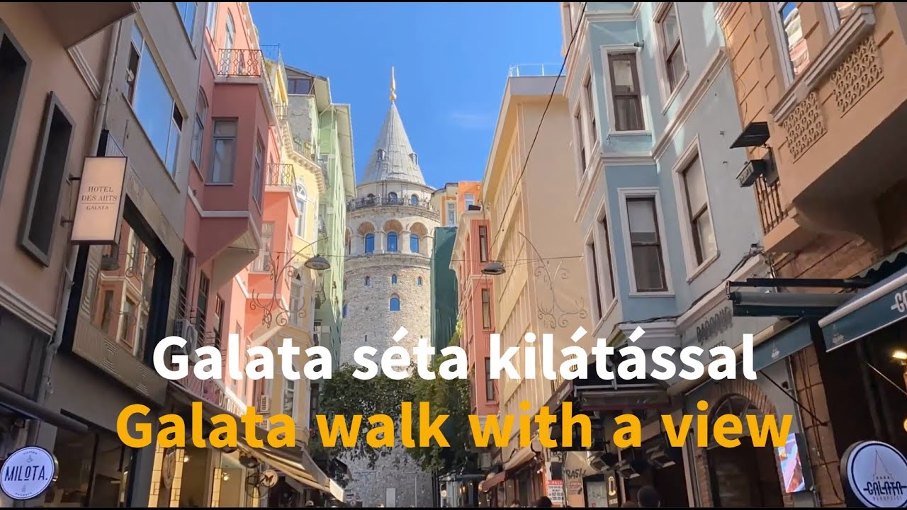 Isztambul '23 - Galata séta kilátással