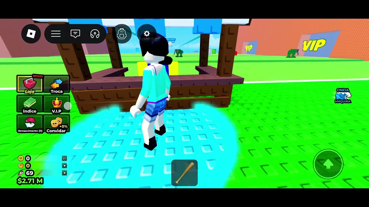 Jogando fuja do tsunami para brainrots
