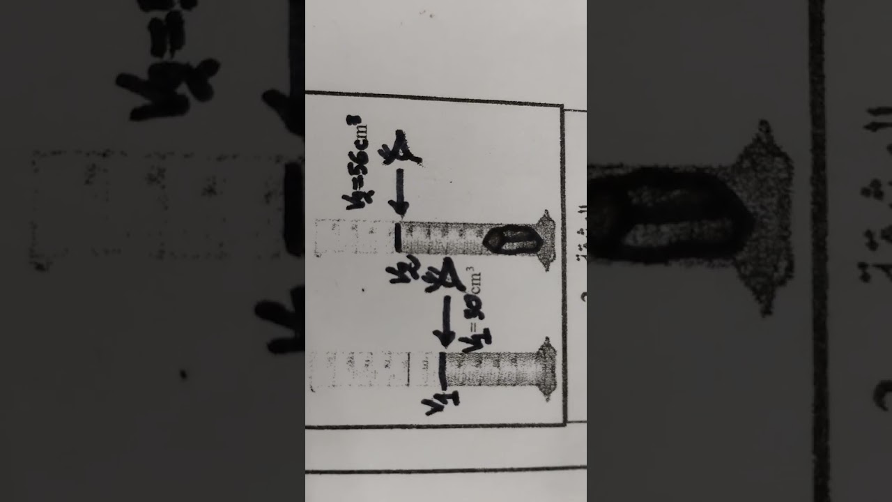 تمرين حول الكتلة الحجمية لتلاميذ 1 متوسط#education #التراجم #physics #اكسبلور 