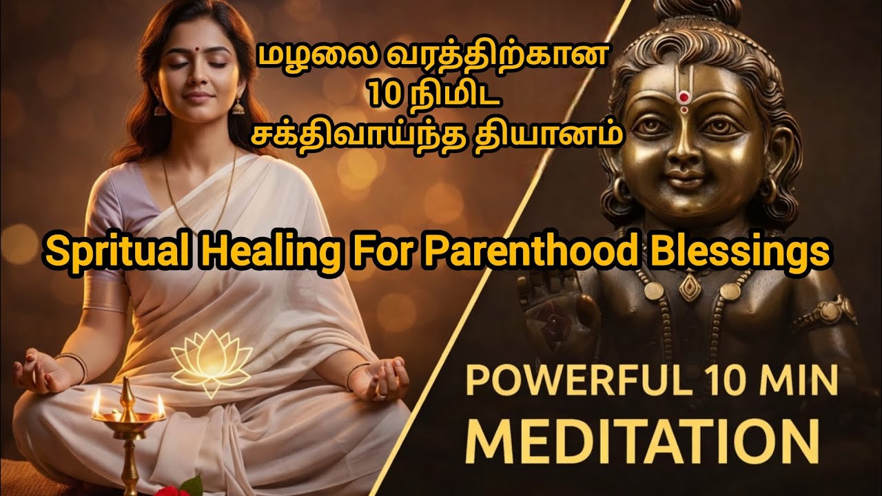 10 Minute Powerful Meditation for Parenthood | Santhana Gopala Mantra | Tamil | Spritual Healing 