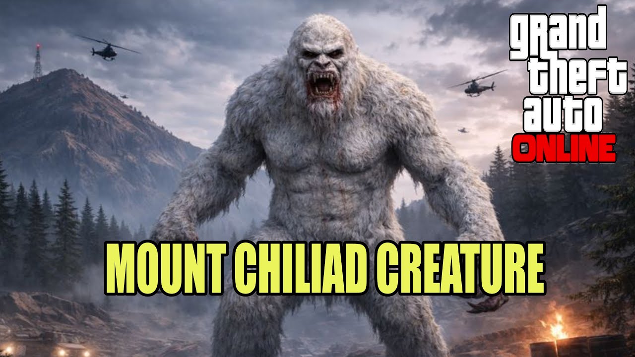 GTA Online Secret Event | Mount Chiliad Creature Yeti | Clue Locations & How to Defeat It