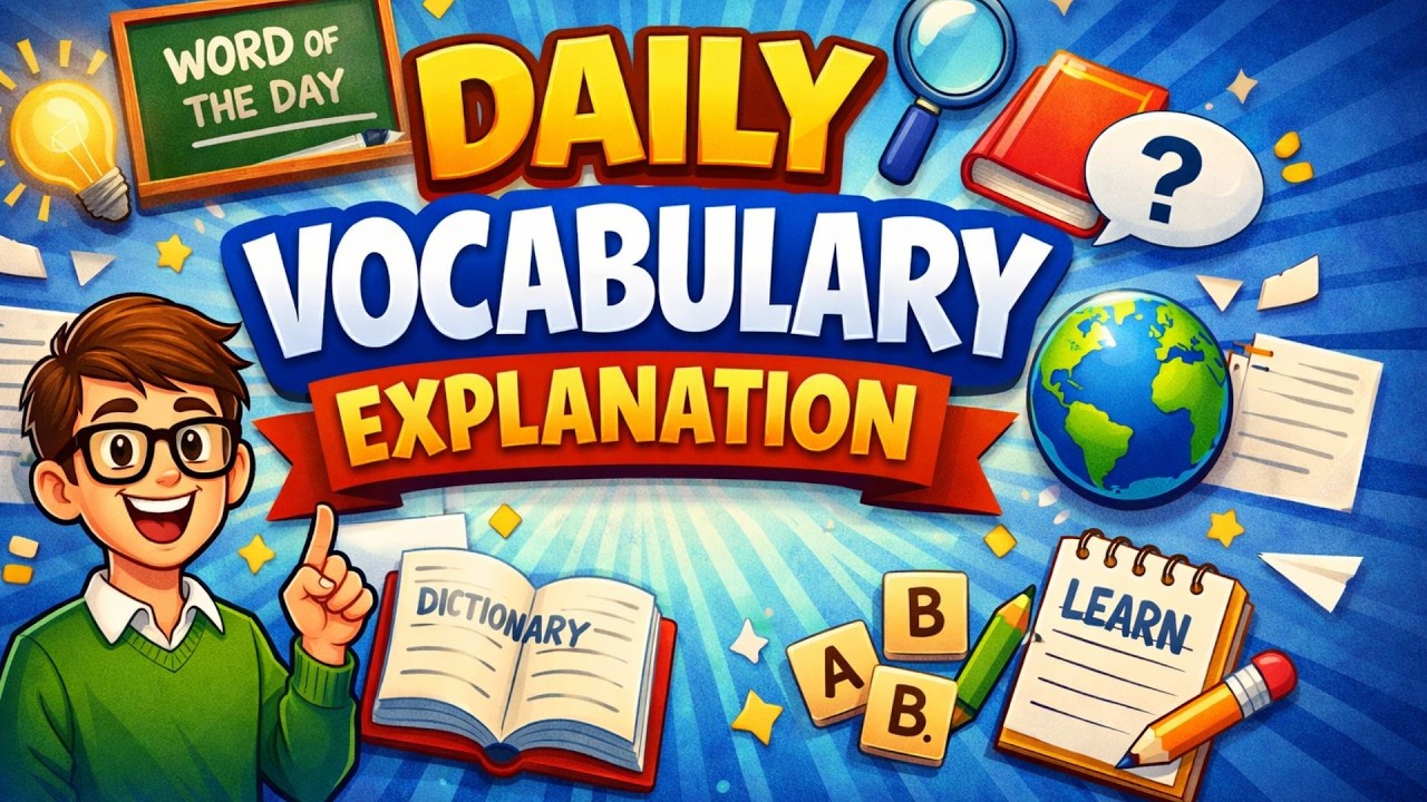 Daily Vocabulary Explanation ||| Vocabulary Explained ||Jean  Idiomas