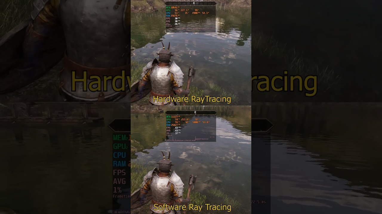 The Elder Scrolls IV : Oblivion Remastered - Software Ray Tracing vs Hardware Ray Tracing
