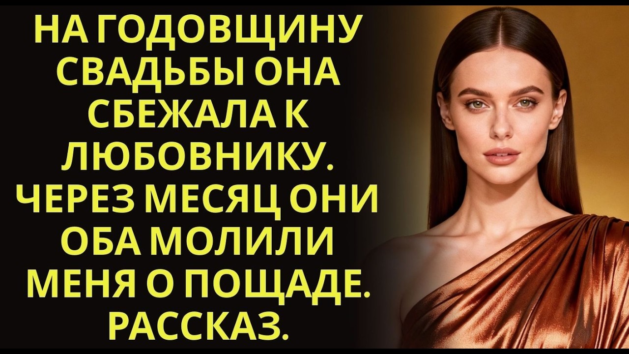 На годовщину свадьбы она сбежала к любовнику  Через месяц они оба молили меня о пощаде  Рассказ