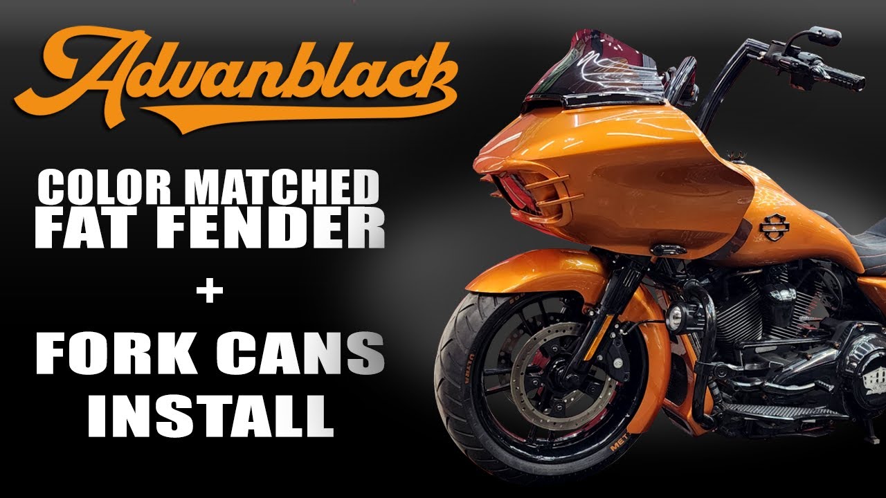 Advanblack FAT TIRE + Fork Cover Install!