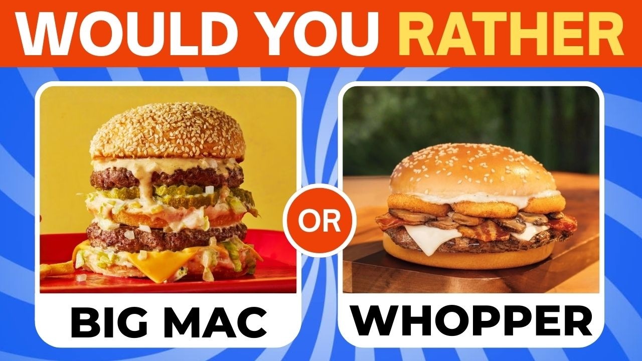 Would You Rather | Junk Food Edition 🍔🍟 | Quzelo | Fast Food Lovers Challenge 🍔💥