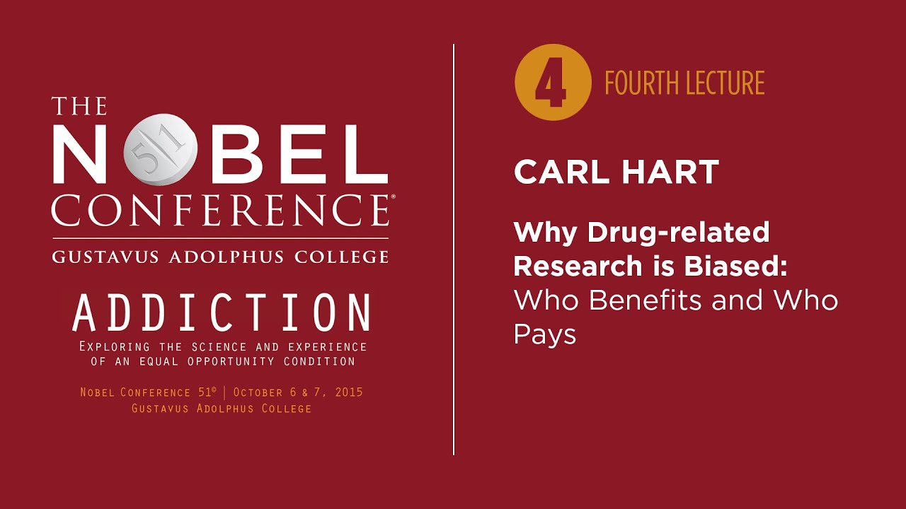 Carl Hart, PhD presenting at Nobel Conference 51