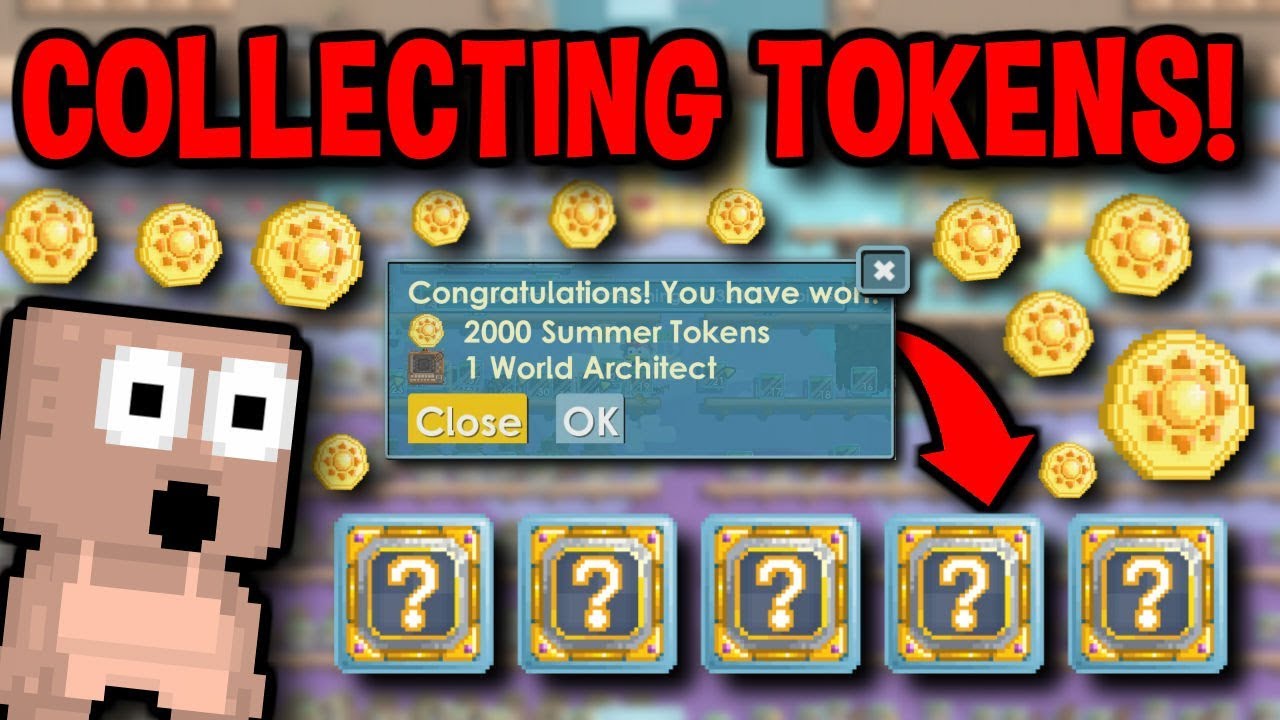 COLLECTING SUMMER TOKENS FOR NEW LEGENDARY BRANCH | Growtopia