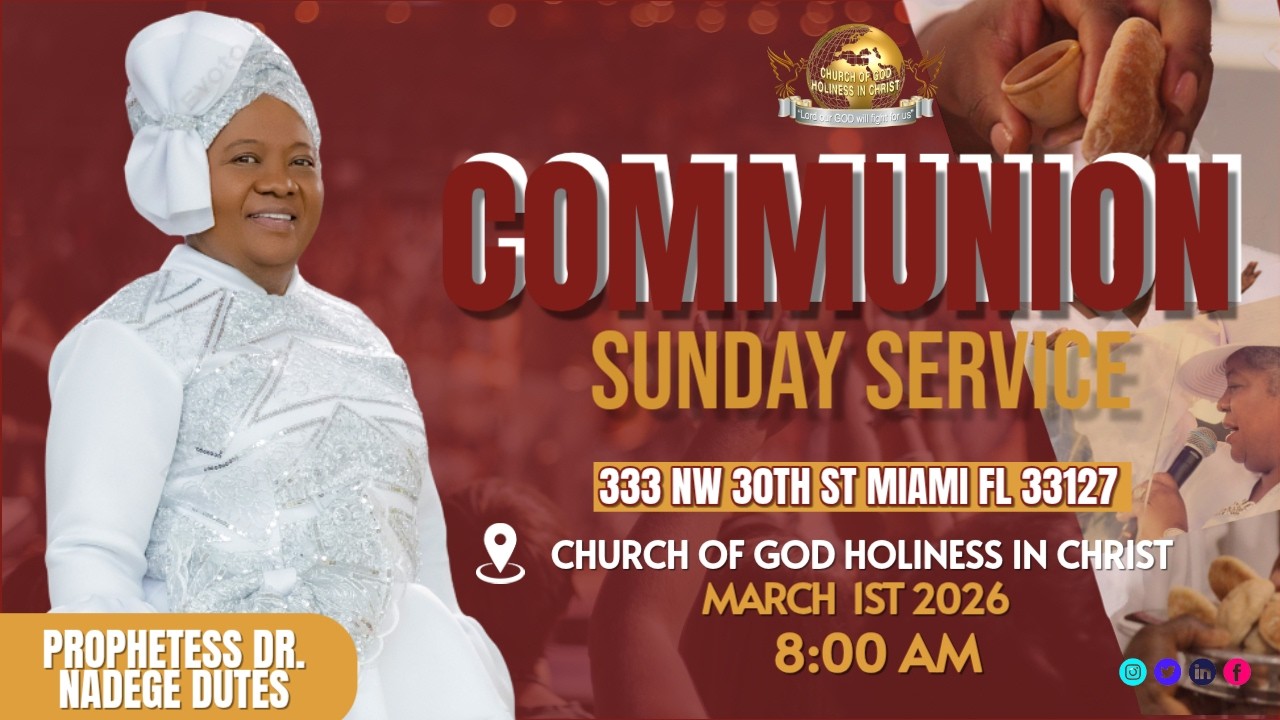 3.1.26 | Sunday Morning Communion Service | EGLISE DE DIEU SAINTETÉ EN CHRIST