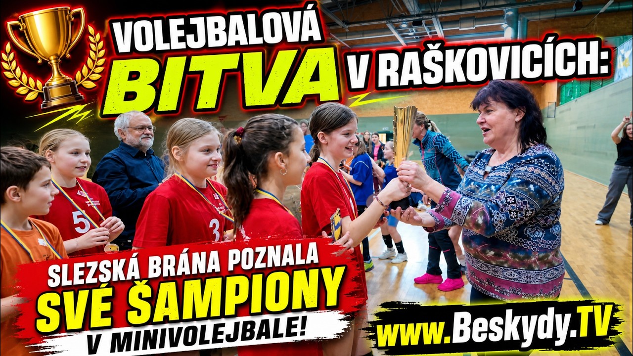 Turnaj v minivolejbale žáků 1. stupně základních škol regionu Slezská brána │ @BeskydskaTelevize