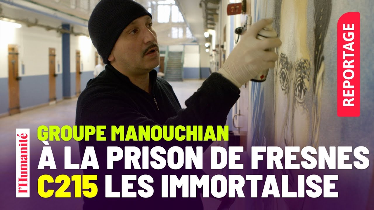 Manouchian au Panthéon. L'hommage de l'artiste C215 à la prison de Fresnes