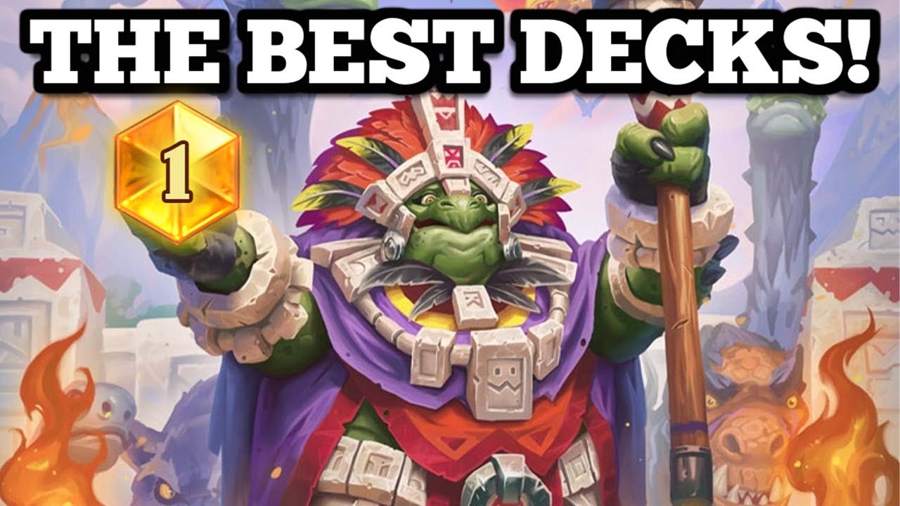 The BEST DECKS to climb to LEGEND! Some have mini set cards!