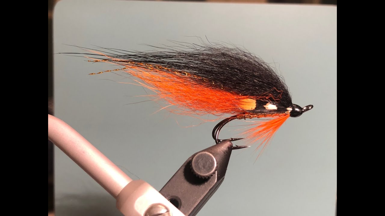 Лососёвая мушка Yokanga Gold Foxwing (Salmon Fly) Как связать от GM FLY