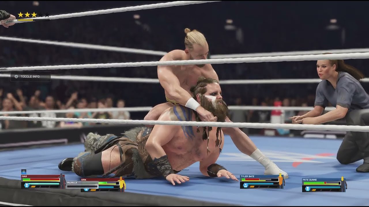 WWE 2K25 SmackDown Ivar & Erik vs. Tyler Bate & Pete Dunne