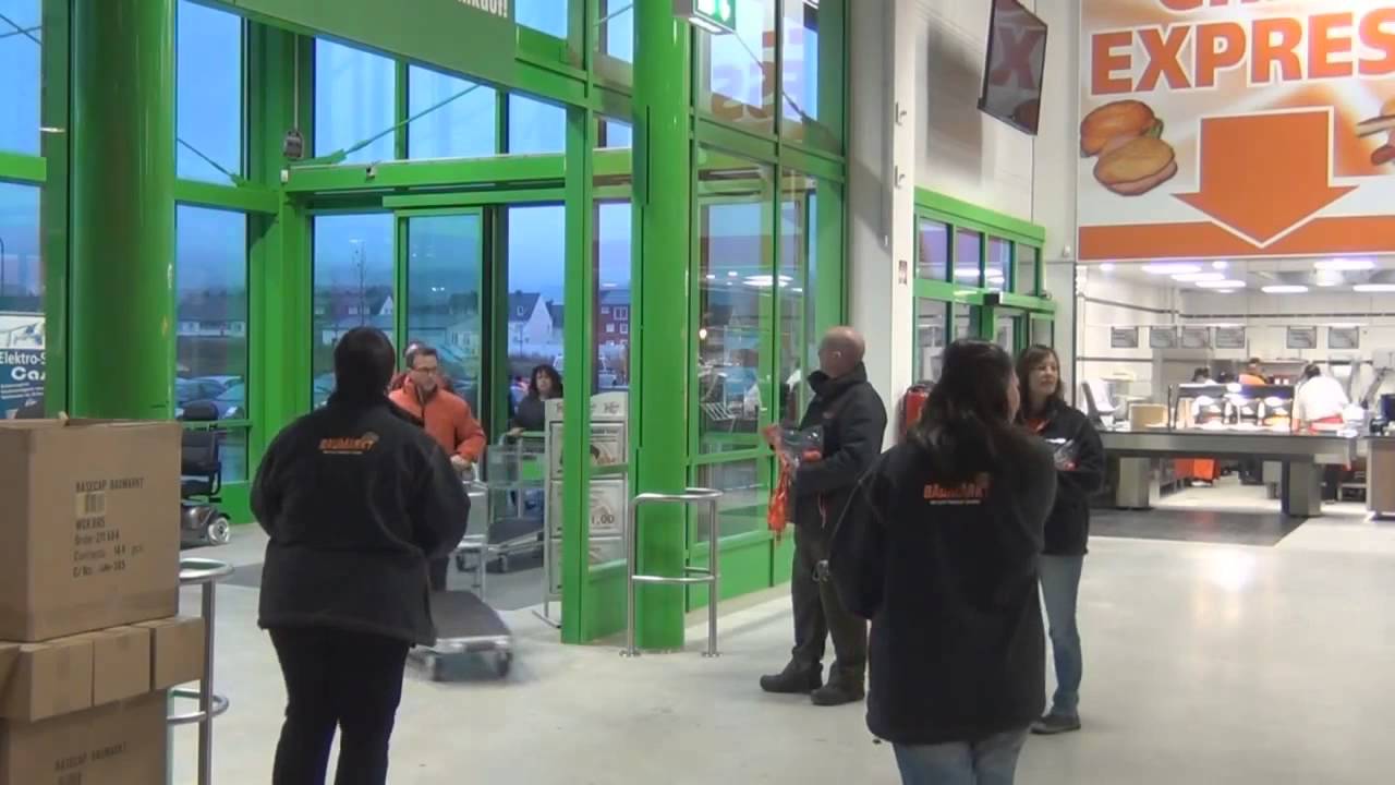 Eröffnung des Globus-Baumarktes Wittlich (Video-AG Cusanus-Gymnasium)