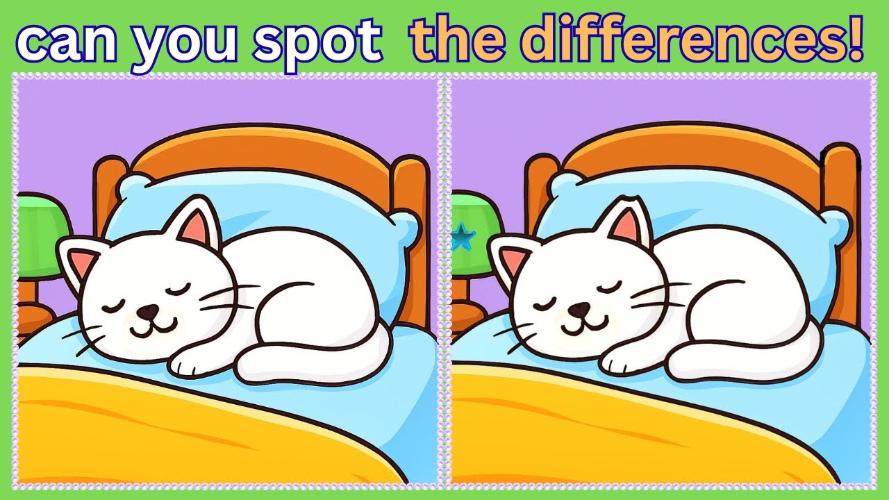Find the 3 differences | Spot the differences | Visual game | Game