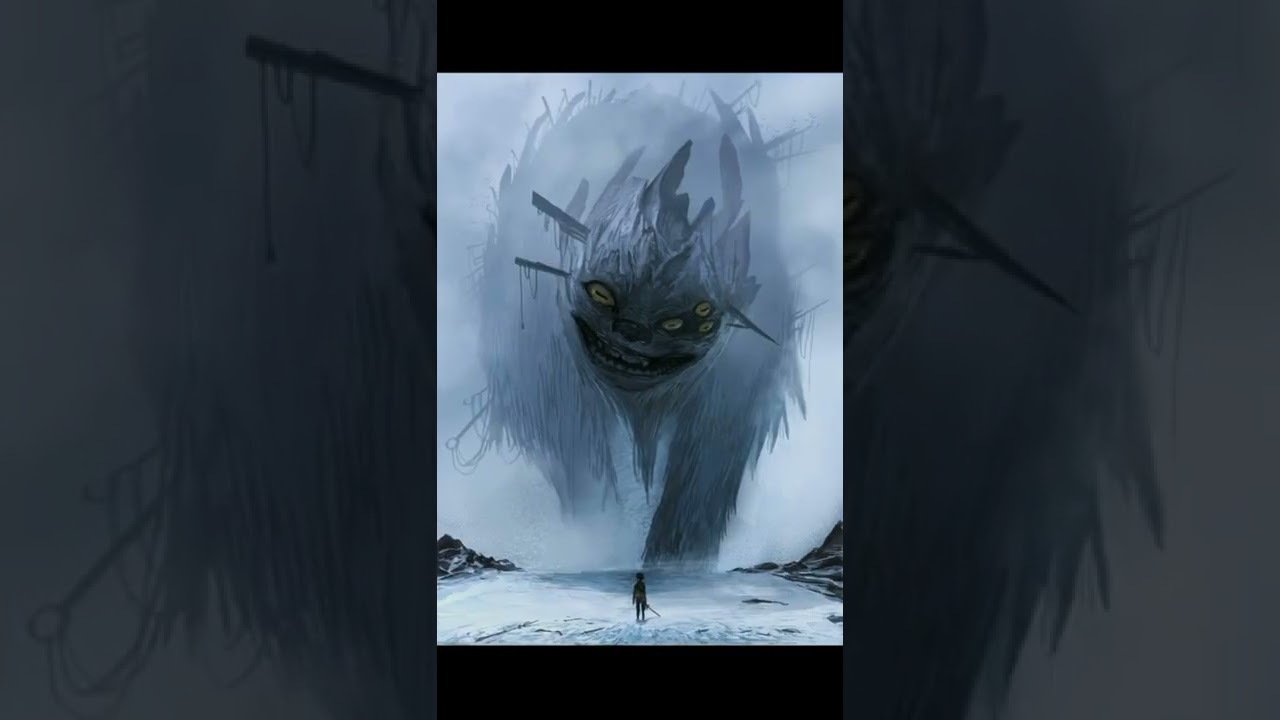 TikTok monster Compilation / Creatures Looking through the window  #monster #art #creatures #images