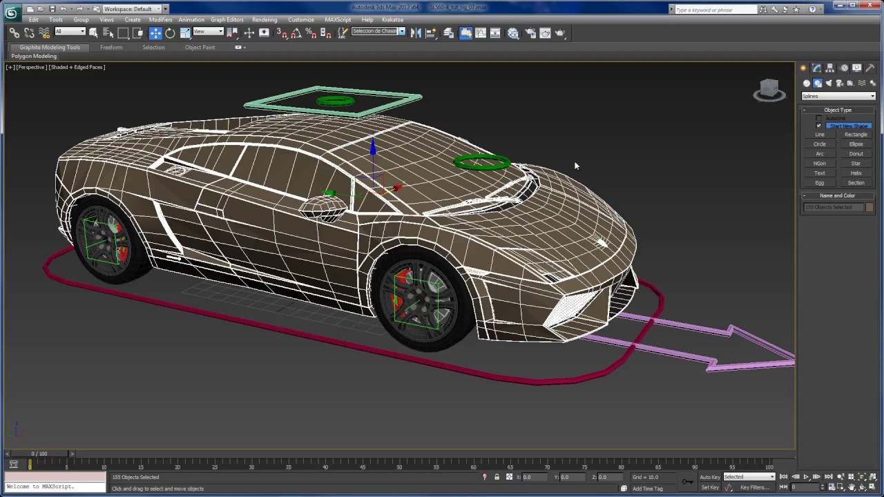 Car Rigging en 3ds Max Tutorial Parte 1  (Español)