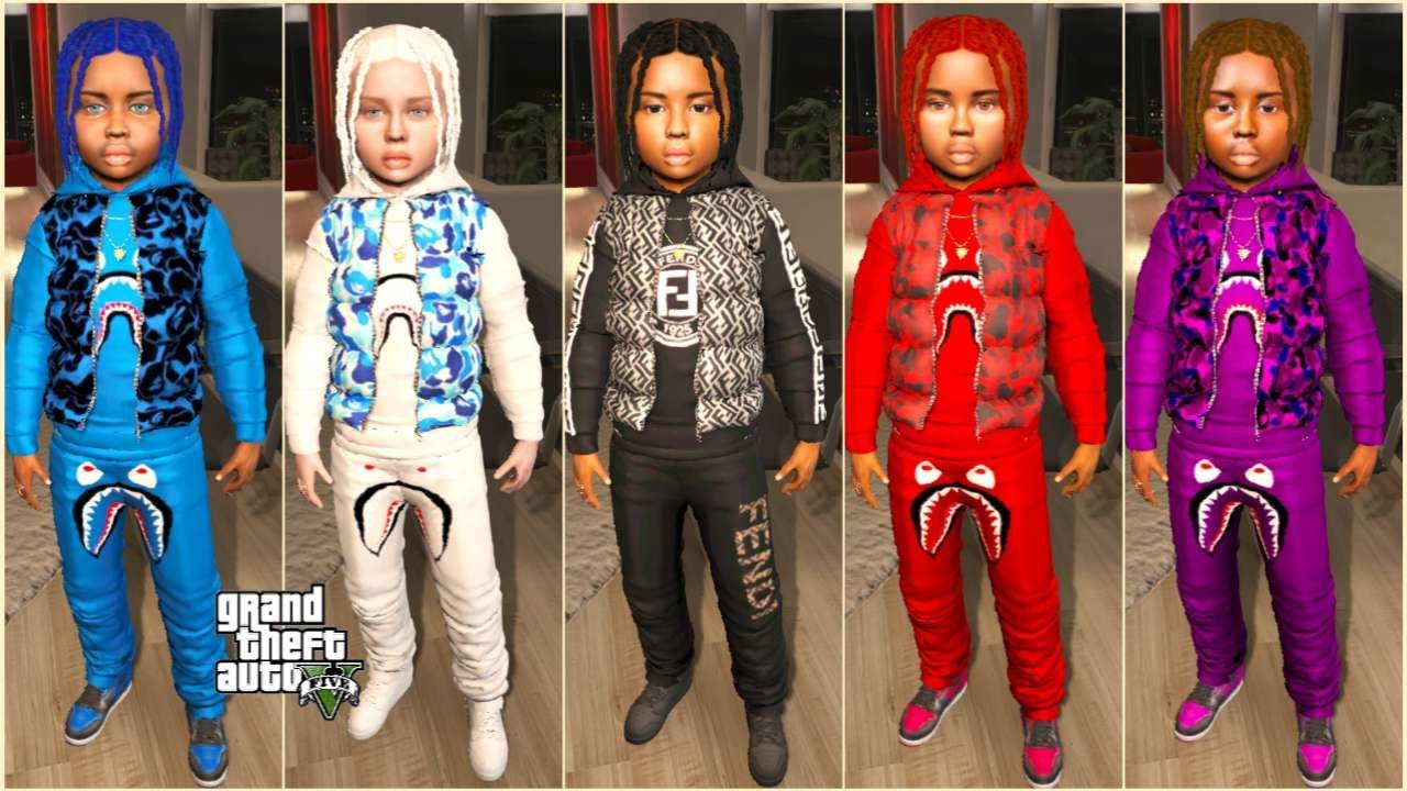 GTA 5  - Kid Male 50 GTA 5 Mod [Addon Ped / Fivem ] | GTA 5 Kid Ped Mod