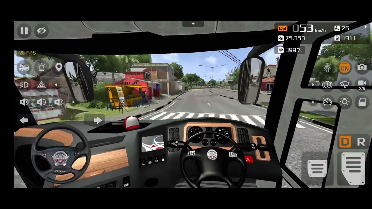 Bus driving
