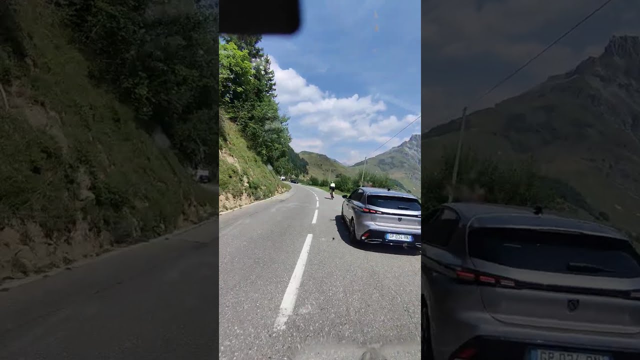 Driving to Chapel de Roselend