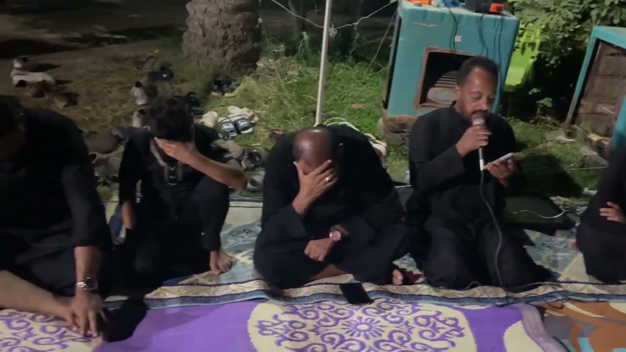 مجالس العزاء مستمره يومياً مجلس ليلة 11 من محرم ملا سجاد اليساري العزاء في بيت حجي عبدالحسين هربد
