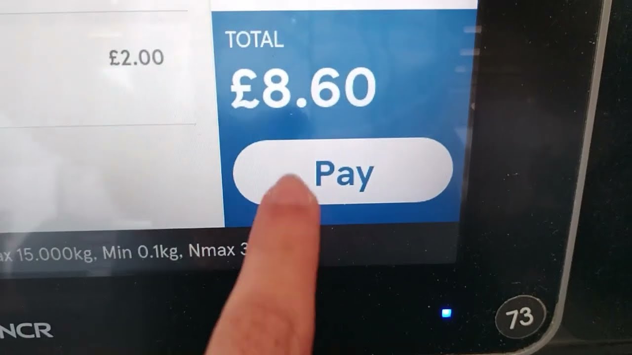 NCR Self Service Checkout at TESCO in Taunton (Card Payment)