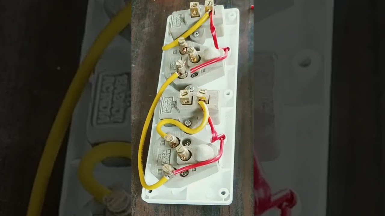 16A double combined power board connection || #shorts #ytshorts