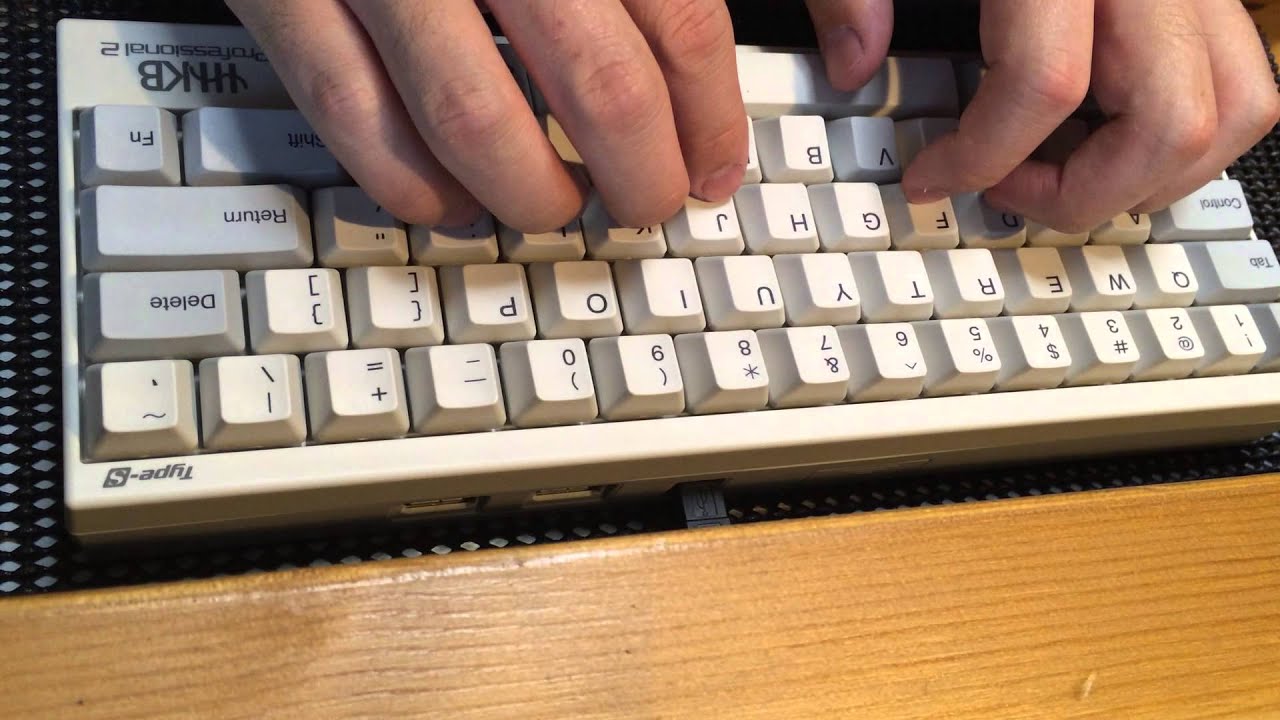 TypingSound#6 PFU HHKB Professional2 Type−S打鍵音