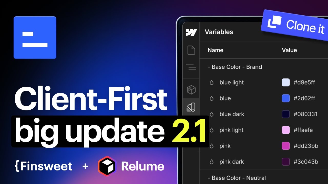 Big Update: Version 2.1 of Client-First is now released!