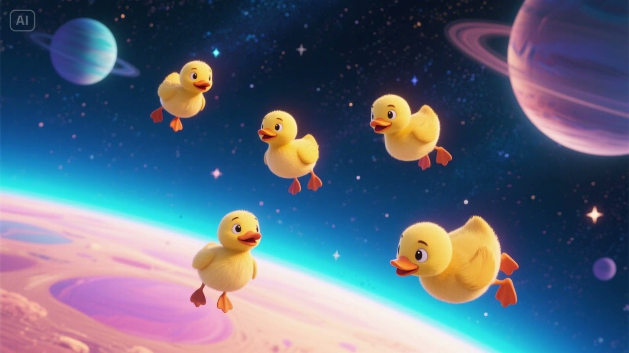 Ducklings in Outer Space 4 | A Cosmic Quack-tacular Adventure!