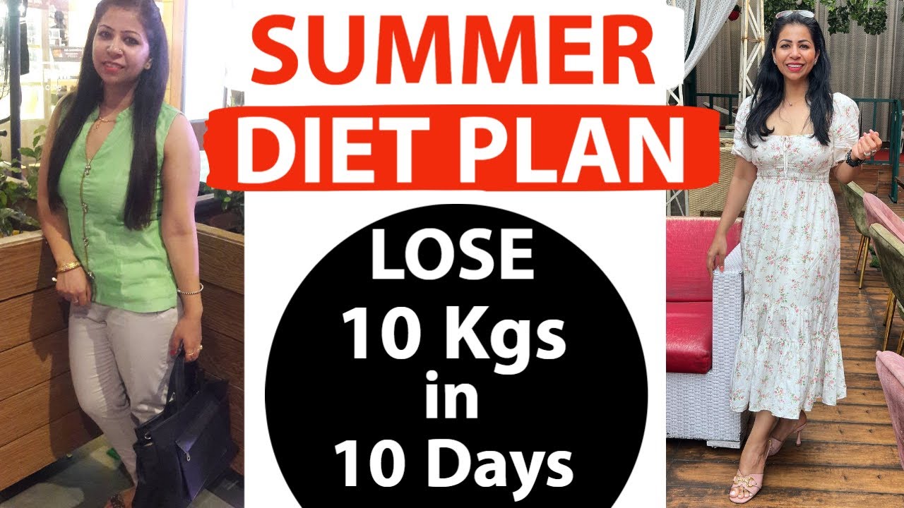 Summer Weight Loss Diet Plan | Lose Weight Fast 10 Kgs In Hindi | Simple - Easy Diet Plan|Fat to Fab