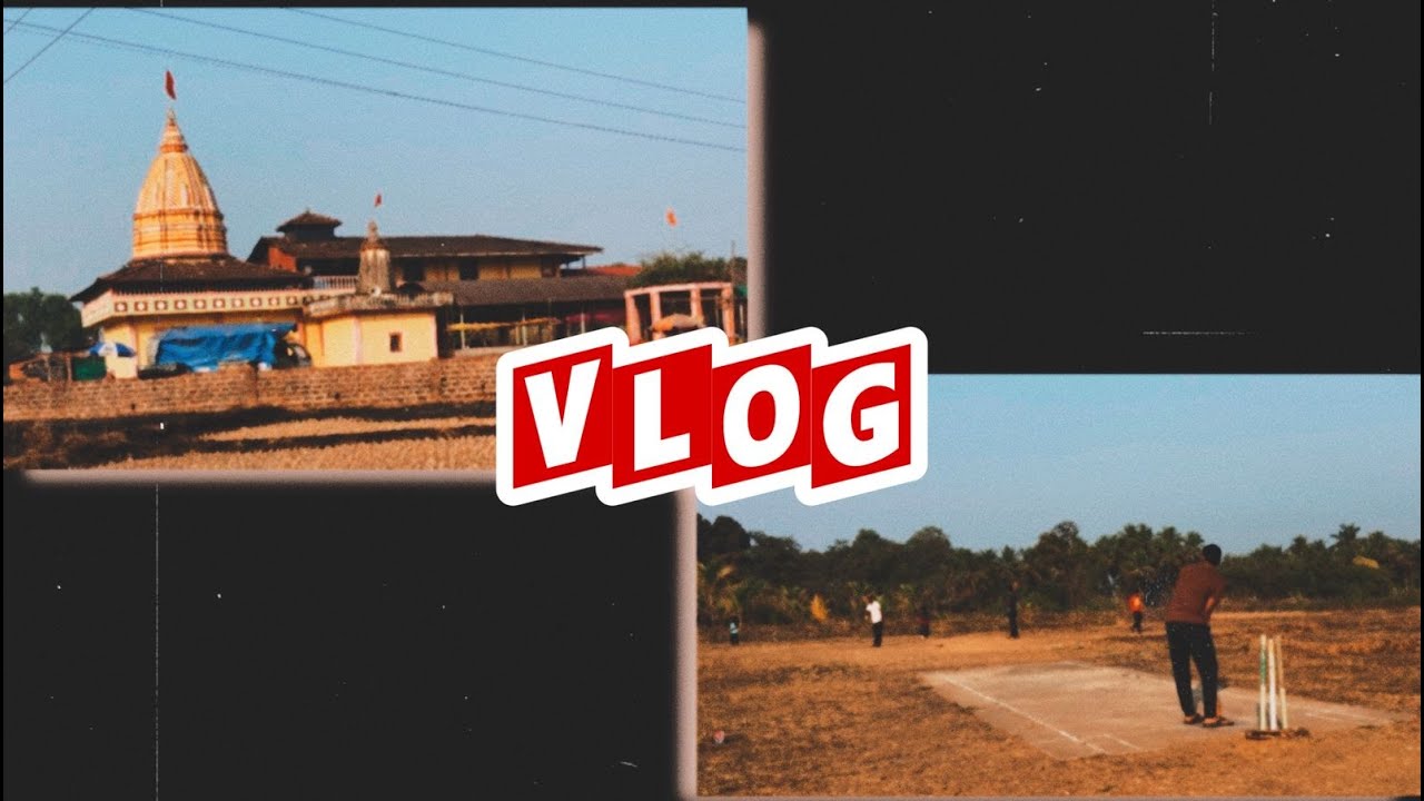 Village Life in Konkan 🌴 Cricket Match🏏 & Gavachi Jatra Highlights ❤️ #kokan #travel #vlog #trending
