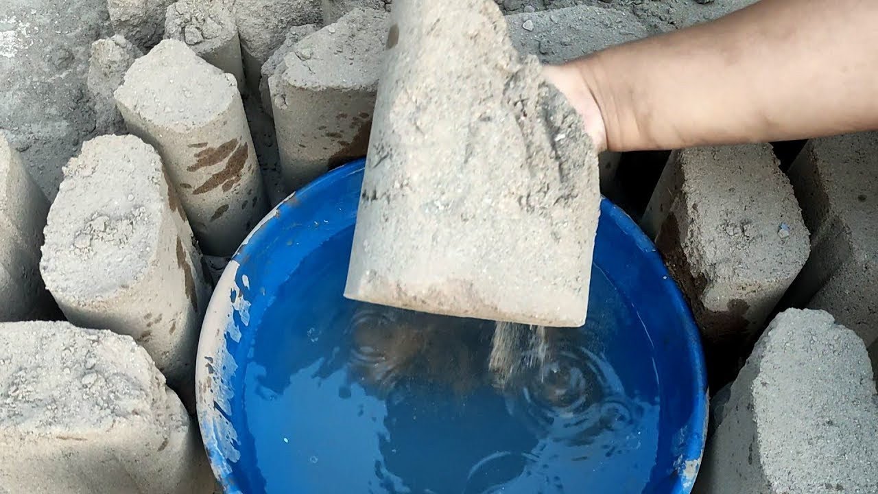 super duper soft dusty smooth red+grey sand long bars crumble dry+water/moutuwatering visulas 🤤