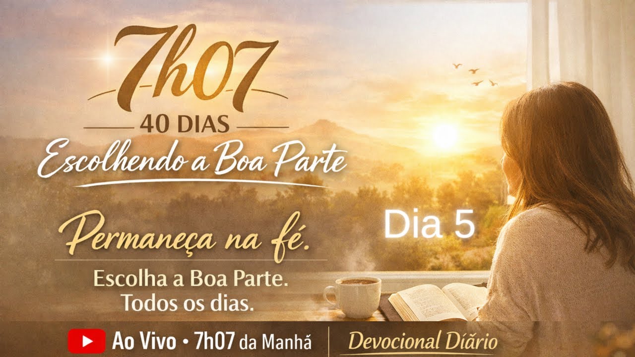 DIA 5 | Não Pare no Meio do Processo – Deus Ainda Está Trabalhando