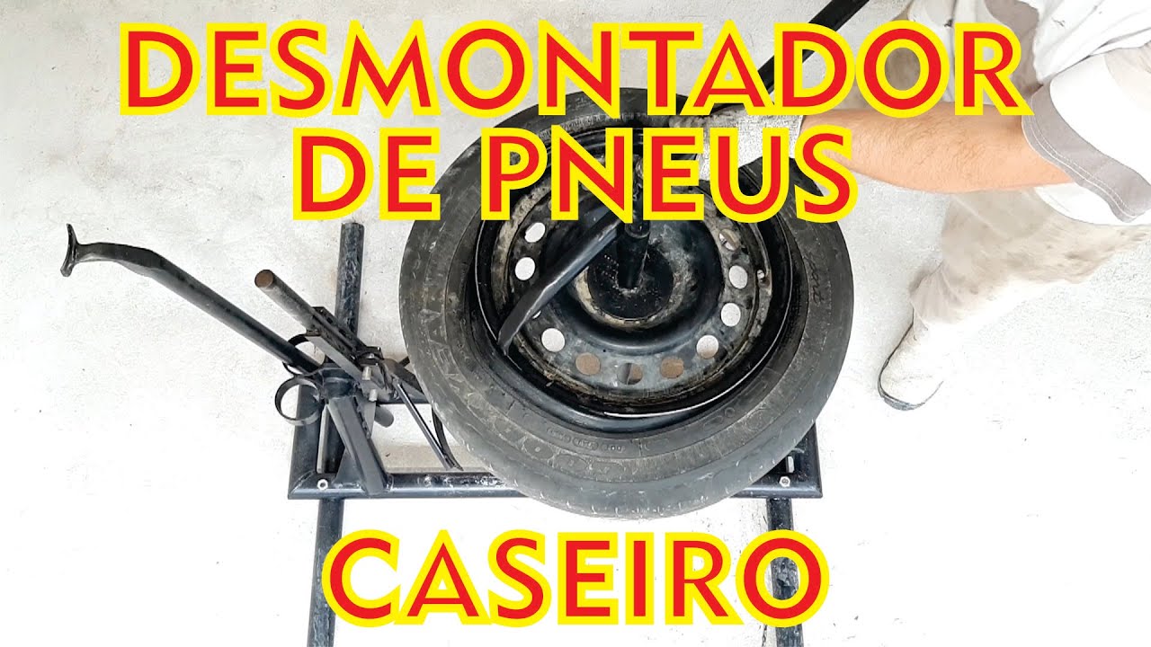 Desmontador de pneus caseiro