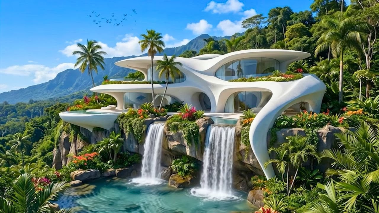 Ultimate Tranquility 🌿💧 Serene Waterfall Retreat for Stress Relief & Deep, Restorative Sleep