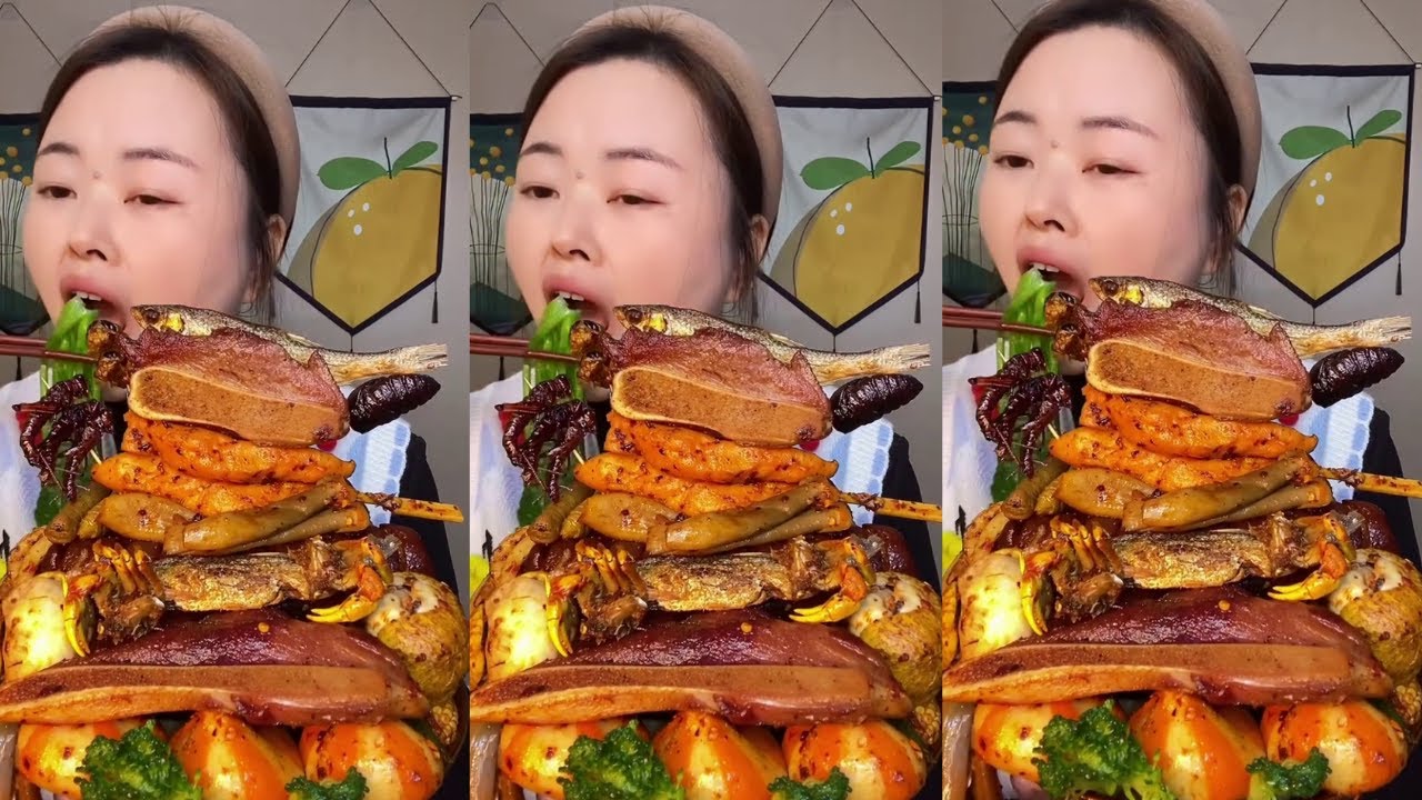 Rural ASMR Food Eating Show | Tender Braised Pork Ribs Home Cooking So Delicious