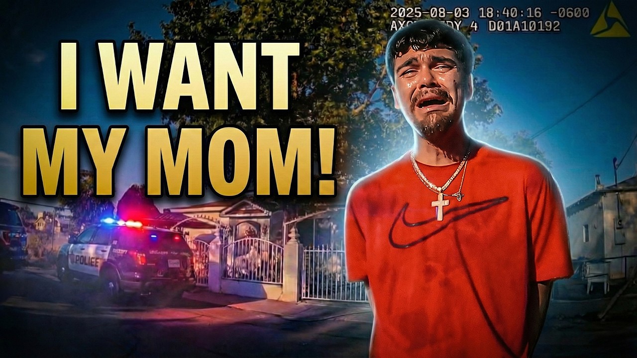 Street Gangster Poops His Pants And Cries For Mom After Police Chase