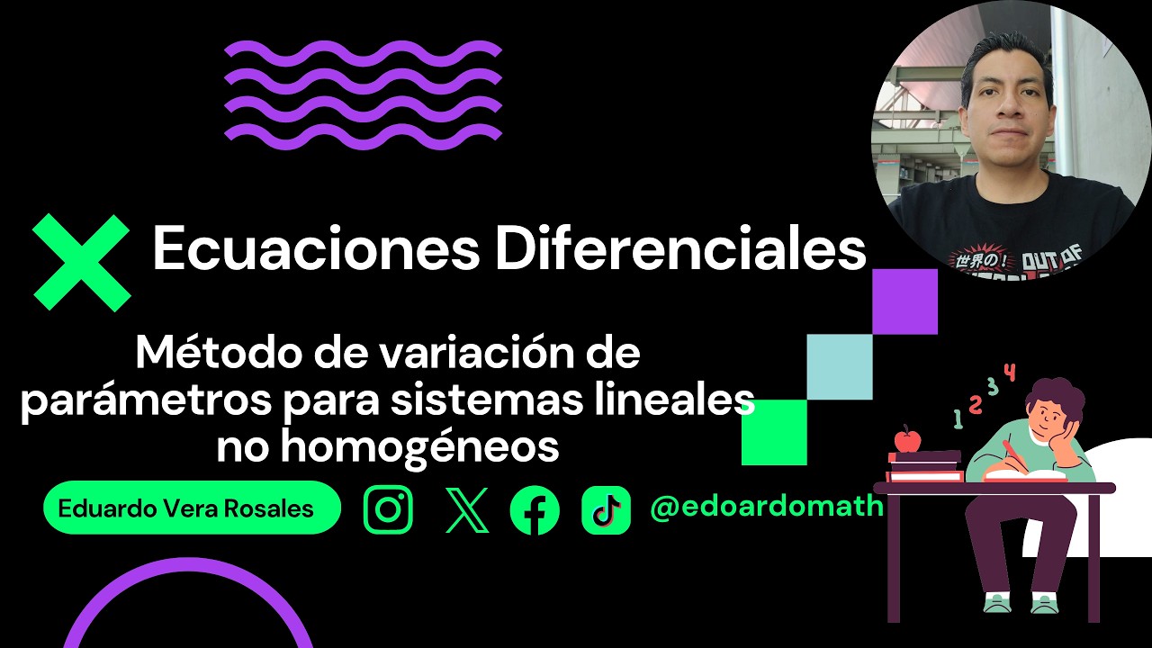 Método de variación de parámetros para sistemas lineales no homogéneos