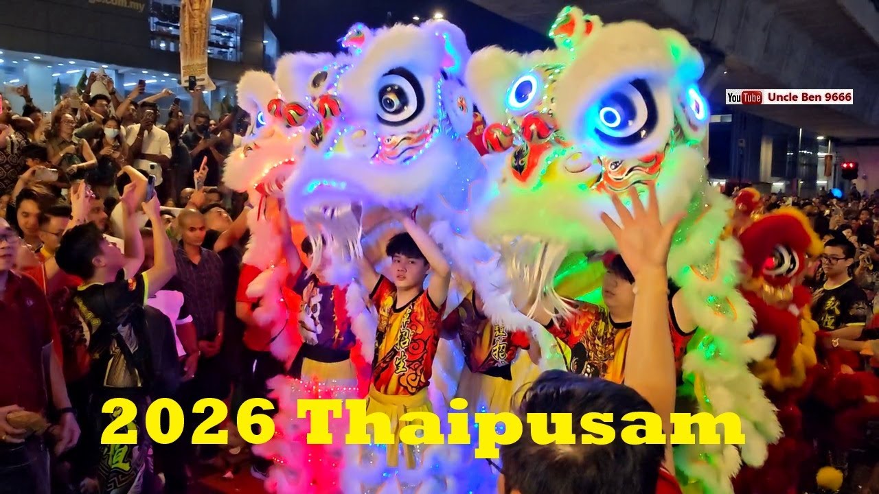 2026 Thaipusam Lion Dance Blessing @ Jalan Ipoh