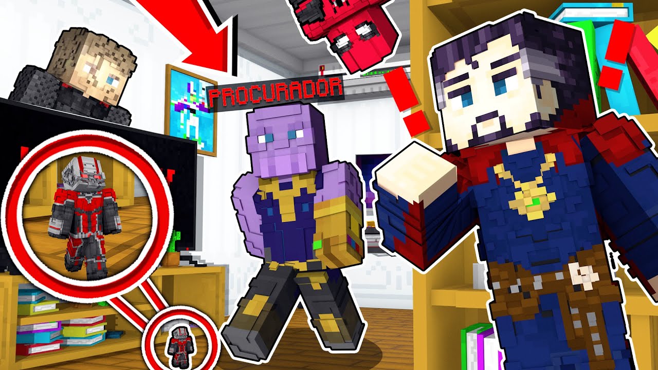 ESCONDE ESCONDE DOS HEROIS no MINECRAFT ✭ Guihh ✭