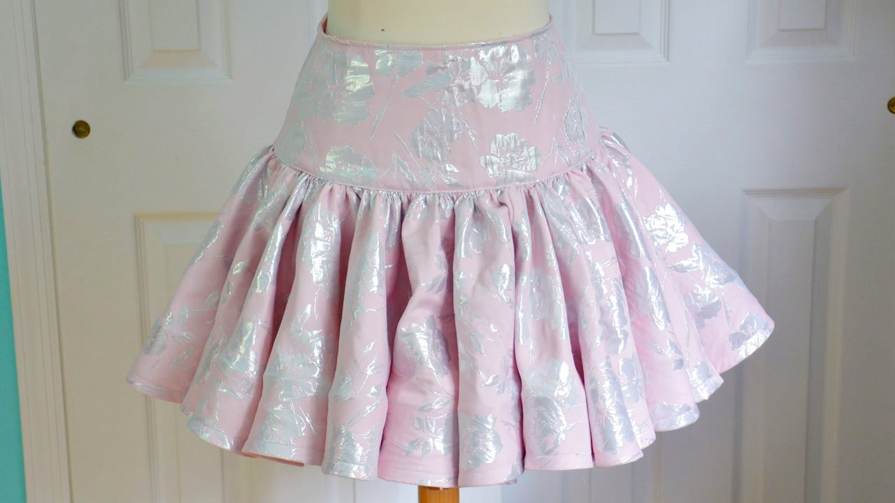 Ruffly Skirt Tutorial - With Horsehair Braid