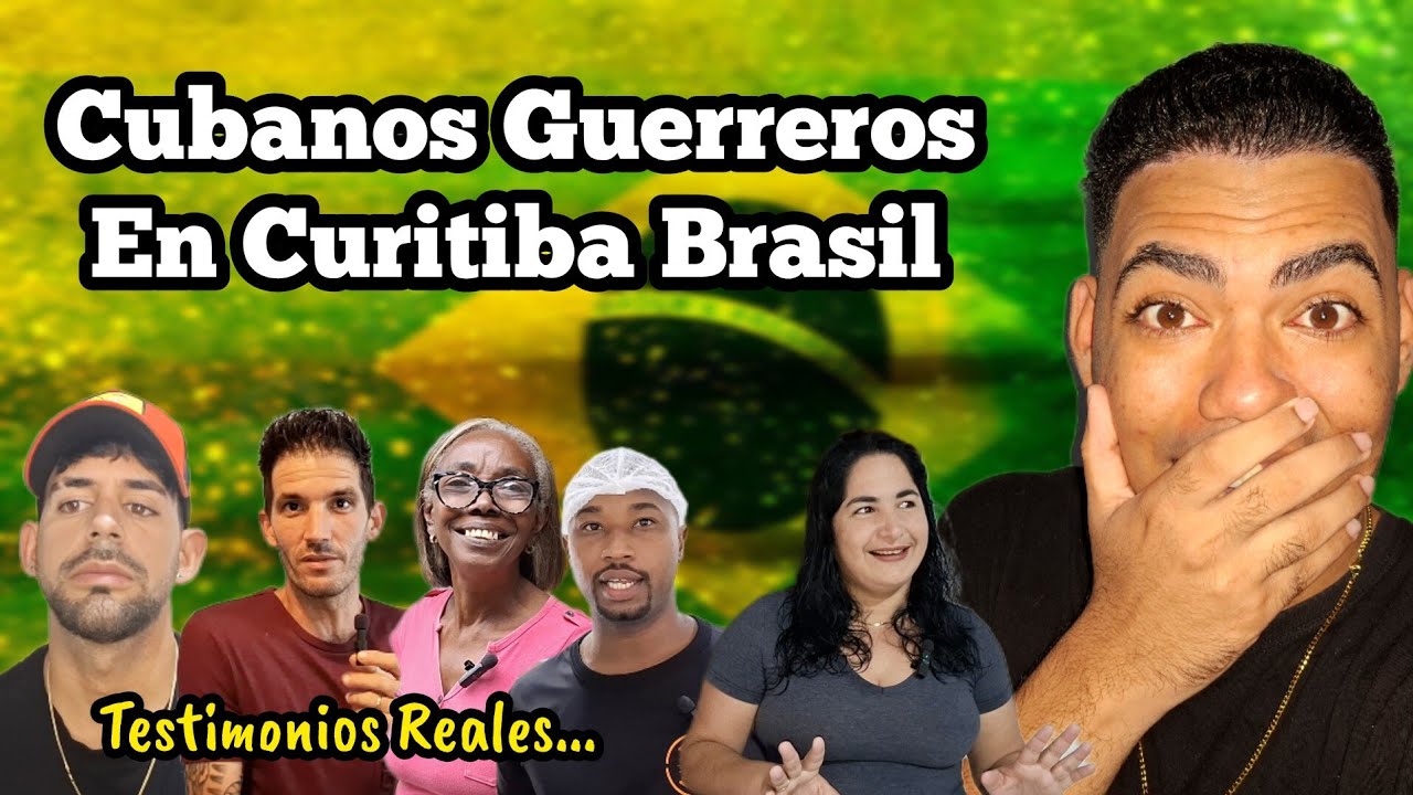 Cubanos en Curitiba BRASIL Muestran La REALIDAD sin Censur@ de Sus VIDAS HOY 🇨🇺🔥