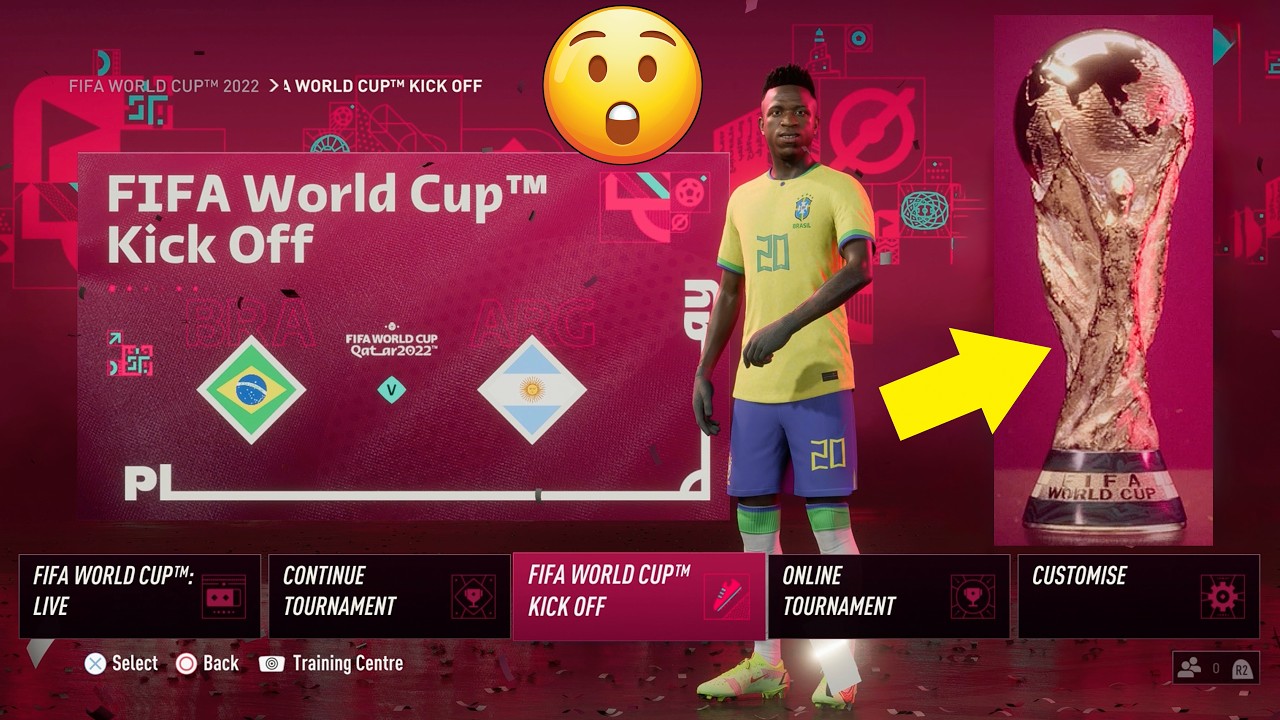I Played The Official FIFA World Cup 2022 Game! 😲