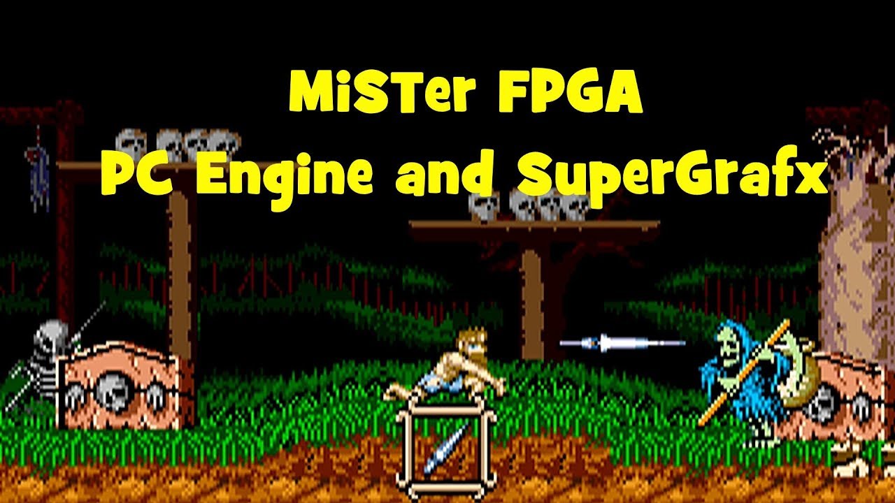 MiSTer FPGA PC Engine and Supergrafx gameplay!