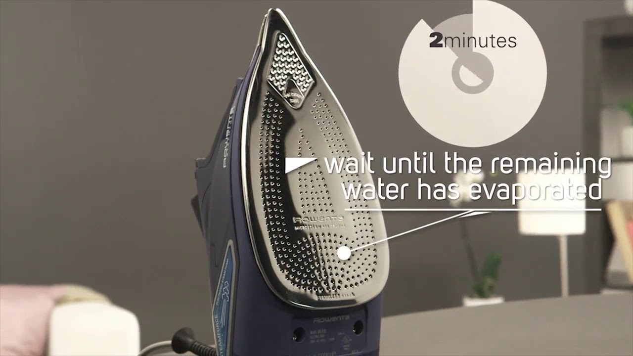 Rowenta Tip: How do I clean my steam iron?
