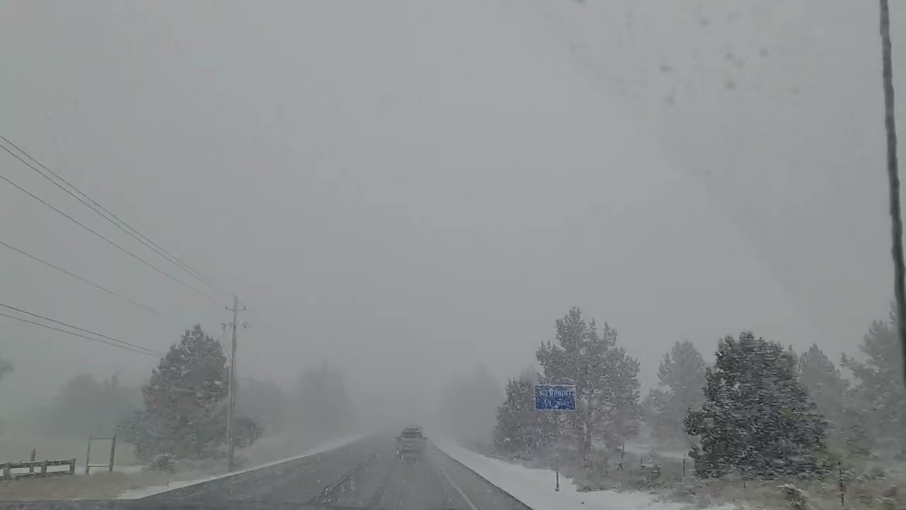 Heavy snow from Three Sisters to Bend, Org 
