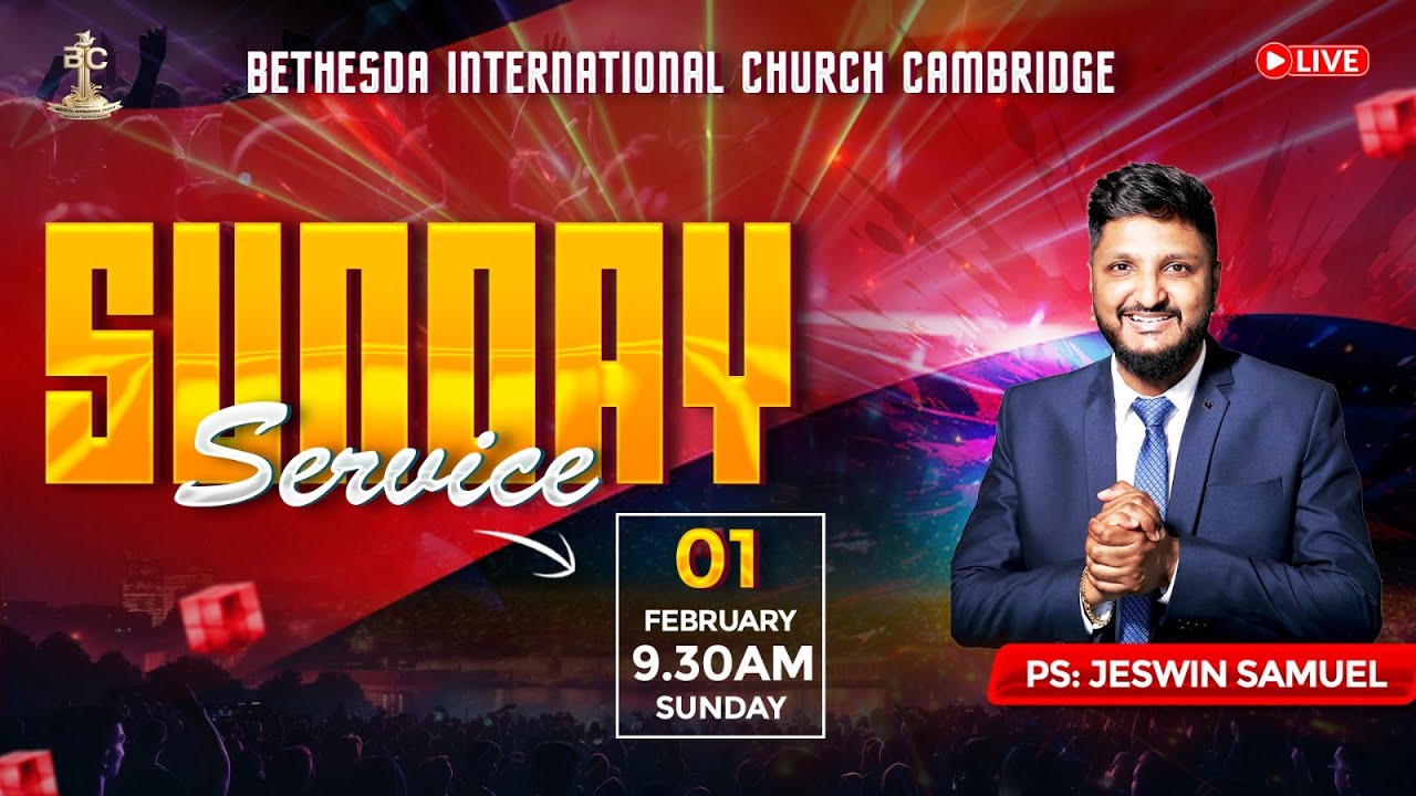 BIC Cambridge Sunday Service, 01st Feb 2026  - Live Streaming - Tamil
