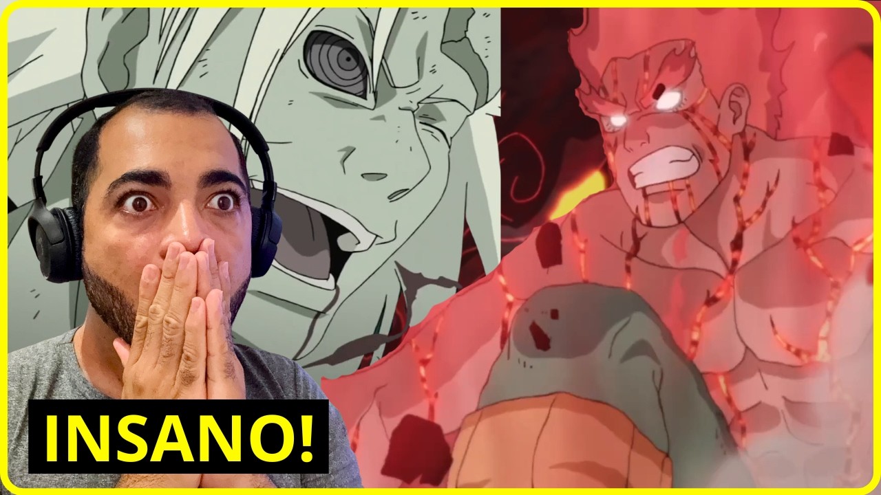 REACTION: GUY VS MADARA O Legado que honrou o Oitavo Portão NARUTO SHIPPUDEN EP 418-421
